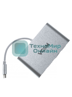 Кабель-адаптер USB3.1 Type-CM-->HDMI+USB3.0+RJ45+PD charging VCOM