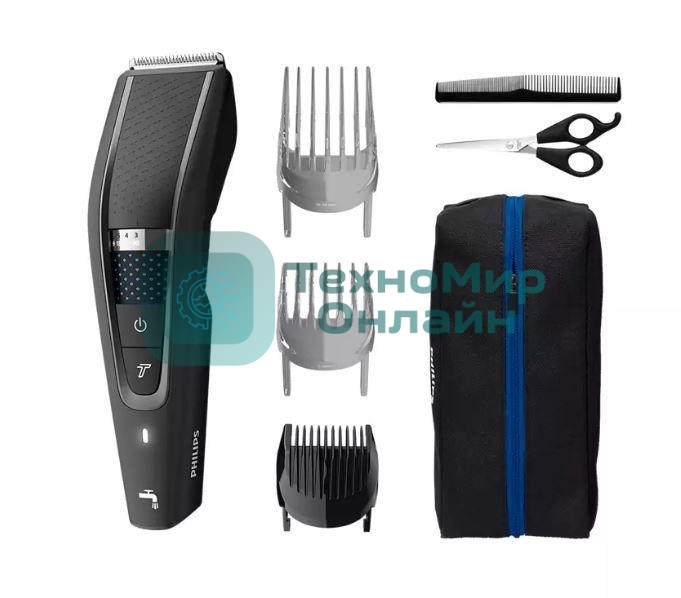 Моющаяся машинка для стрижки волос, series 5000, 28 установок длины (0,5–28 мм), Технология Trim-n-Flow PRO, 90 минут работы после 1 часа зарядки