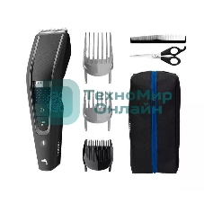 Моющаяся машинка для стрижки волос, series 5000, 28 установок длины (0,5–28 мм), Технология Trim-n-Flow PRO, 90 минут работы после 1 часа зарядки