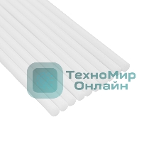 Стержни клеевые Rexant Ø 7 мм, 200 мм, белые (10 шт./уп.) (хедер)