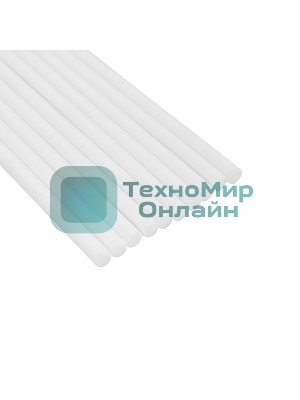 Стержни клеевые Rexant Ø 7 мм, 200 мм, белые (10 шт./уп.) (хедер)