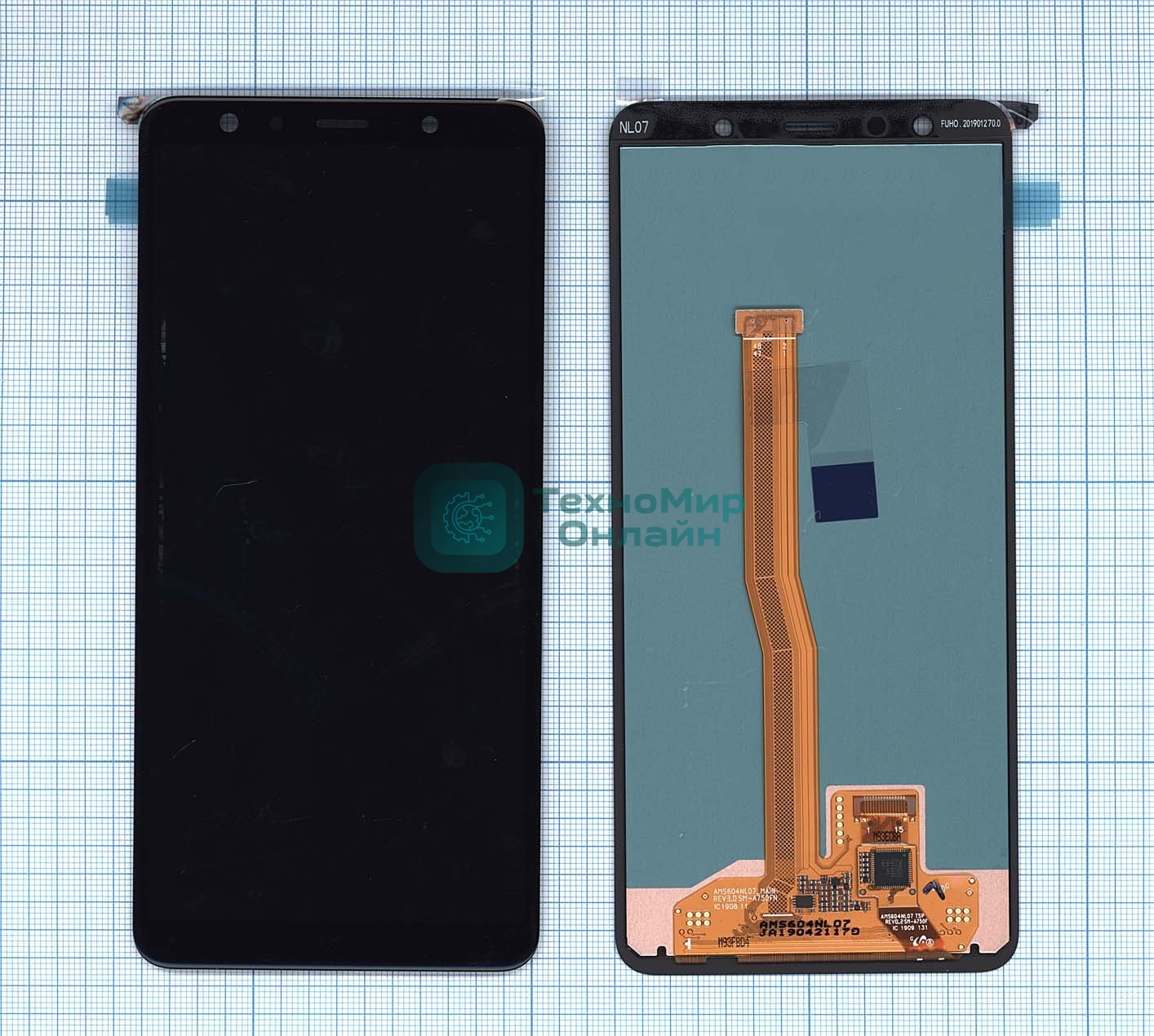 Дисплей для Samsung Galaxy A7 (2018) SM-A750F черный