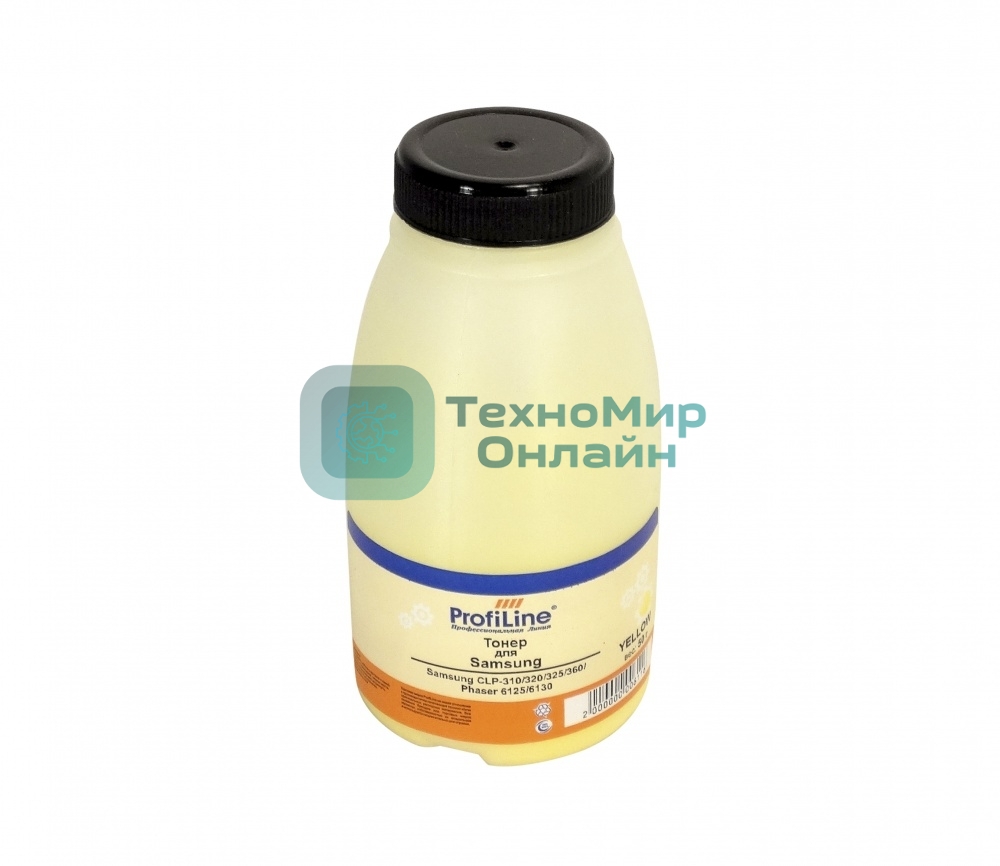 Тонер ProfiLine для принтеров Samsung CLP-310/320/325/360/Phaser 6125/6130 Yellow 50гр Фасовка РФ