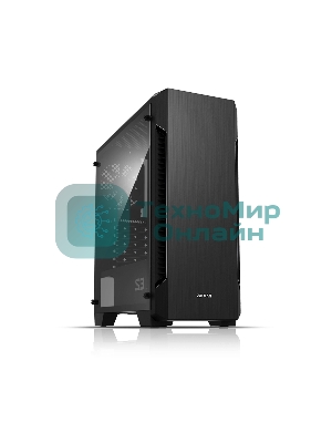 Компьютерный корпус Zalman S3 черный без БП ATX 2x120мм 2xUSB 2.0 1xUSB 3.0 audio bott PSU
