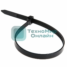 Хомут-стяжка кабельная нейлоновая Rexant 250 x7,6 мм, черная, упаковка 100 шт.