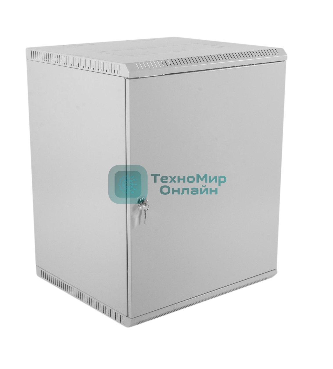 Шкаф телекоммуникационный настенный разборный 15U (600х520) дверь металл, ШРН-Э-15.500.1
