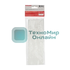 Стержни клеевые Rexant Ø 7 мм, 200 мм, белые (10 шт./уп.) (хедер)