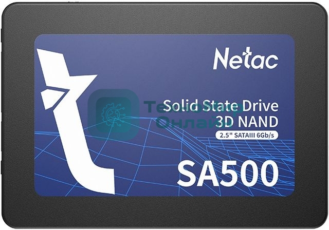 Накопитель SSD Netac SA500, 512Gb, SATA III, 2.5
