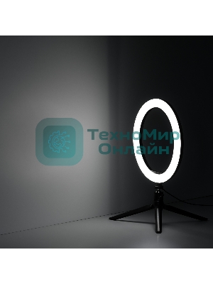 Светильник кольцевой Gauss 14W 700lm 3000-6500K 5V USB IP20 260x23мм черный дим пульт LED