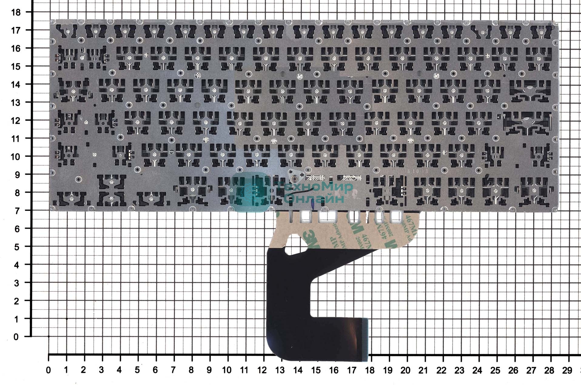 Клавиатура для ноутбука Asus X406 черная