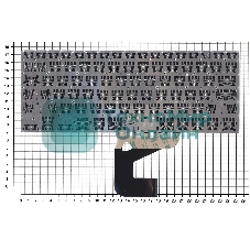 Клавиатура для ноутбука Asus X406 черная