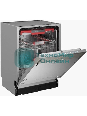 Встраиваемая посудомоечная машина Kuppersberg, High-Tech, 60 см, 15 комплектов, 3 корзины, 7 программ, конденсационная сушка, автоматическое открывание двери, LED подсветка, сенсорное управление, инверторный мотор, энергоэффективность А+++