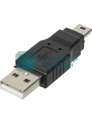 Переходник USB2.0 Ningbo mini USB B (m)/USB A (m)
