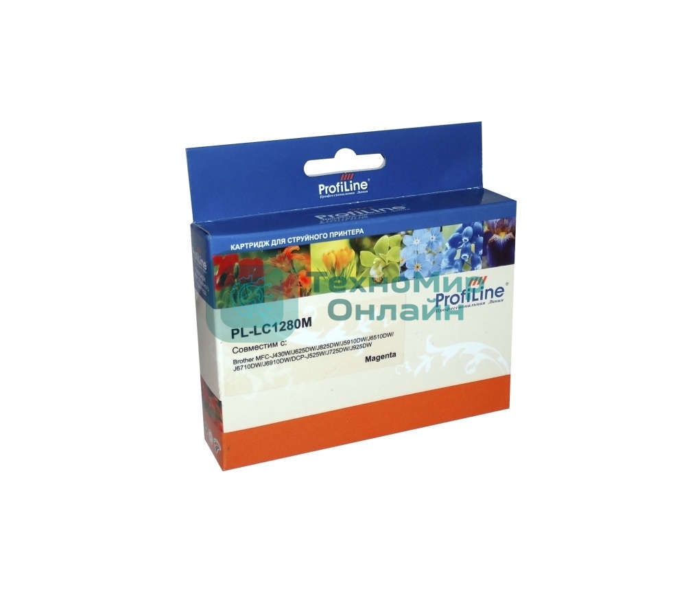 Картридж струйный для принтеров Brother PL-LC1280M MFC-J6510DW/6710DW/6910DW Magenta водн ProfiLine