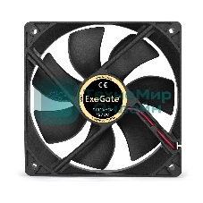 Вентилятор для корпуса ExeGate EX12025SM черный, 120 мм, 1500 об/мин, 24 дБ, Molex
