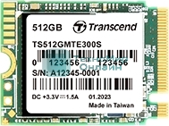 Накопитель SSD Transcend 300S TS512GMTE300S, 512Gb, PCIe 3.0 x4, M.2 2230, NVMe, R/W 2000/1100