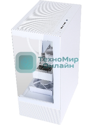 Компьютерный корпус AeroCool/Formula Crystal Z1 белый без БП ATX 2xUSB 2.0 1xUSB 3.0 audio bott PSU