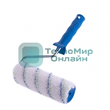 Валик Сибртех Водные краски, 180 мм, ворс 12 мм, D - 48 мм, D ручки - 8 мм, полиэстер