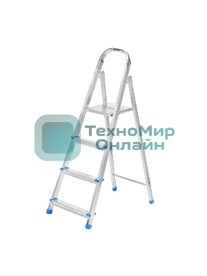 Стремянка Сибртех 4 ступени, стальная, оцинкованная
