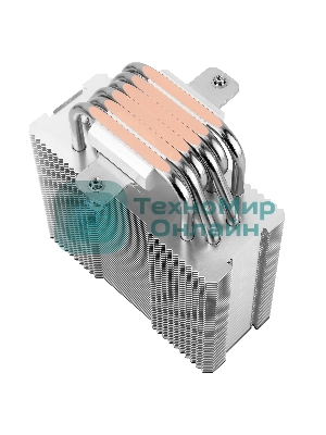 Кулер для процессора Thermalright Burst Assassin 120 SE черный/серебристый (4-pin PWM, 148мм, Al/Cu, 6x6мм, 1x120мм, 66.17CFM, 25.6dBA, 1550RPM, S: 1851/1700/1200/115X, AM5/AM4)
