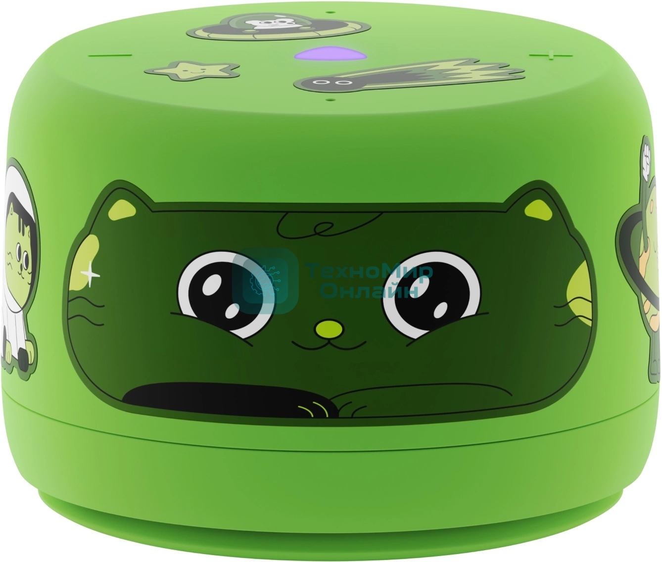 Умная колонка Яндекс Станция Лайт 2, 6Вт, компактная, 1 динамик, Matter, Wi-Fi, Bluetooth 5.0, Алиса, зеленый