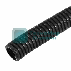 Труба автомобильная гофрированная ПП, Ø17 мм, разрезная, бухта 50 м/уп.