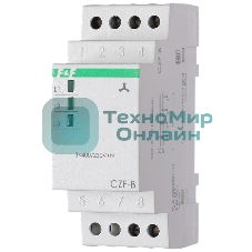 Реле контроля фаз CZF-B (3х400/230+N 8А 1перекл. IP20 монтаж на DIN-рейке) F&F EA04.001.002