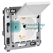 Розетка ДКС 4400013 3п 2P+E СП Avanti 