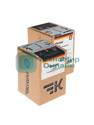 Саморез гипсокартон-металл Kranz 4.2х75, упаковка поставщика (2 000 шт.)