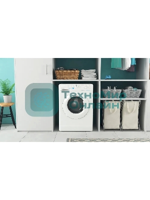 Стиральная машина Indesit BWSB 61051 WWV белый, загрузка фронтальная 6 кг, 1000 об/мин., класс: А