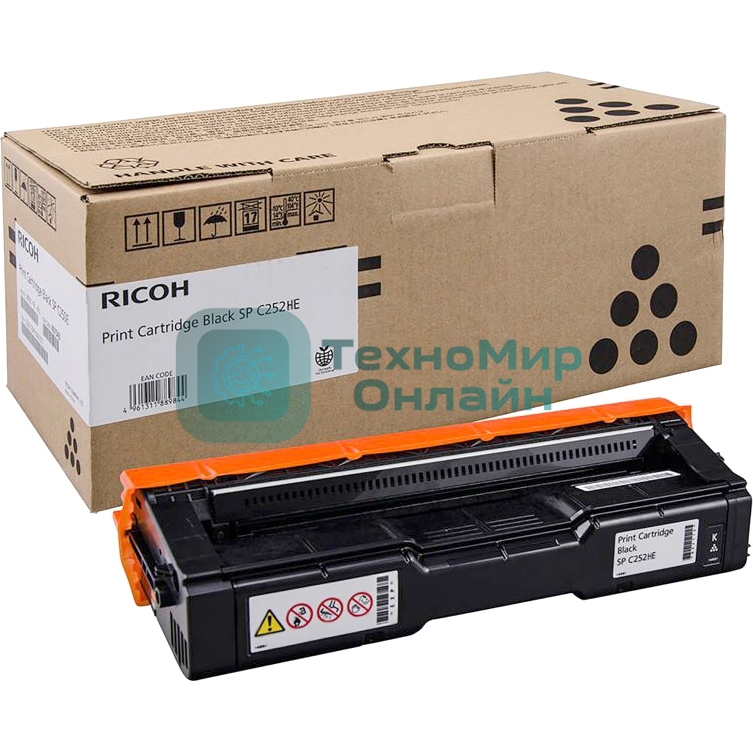 Картридж лазерный Ricoh (407716) тип SPC252HE черный для SP C252DN/C252SF 6500 отпечатков