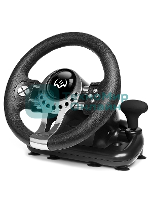Руль SVEN GC-W700 (педали, вибро, скоба, лепестки, АКПП, D-pad, 12 кл, резин. вставки, PC/Xinput)