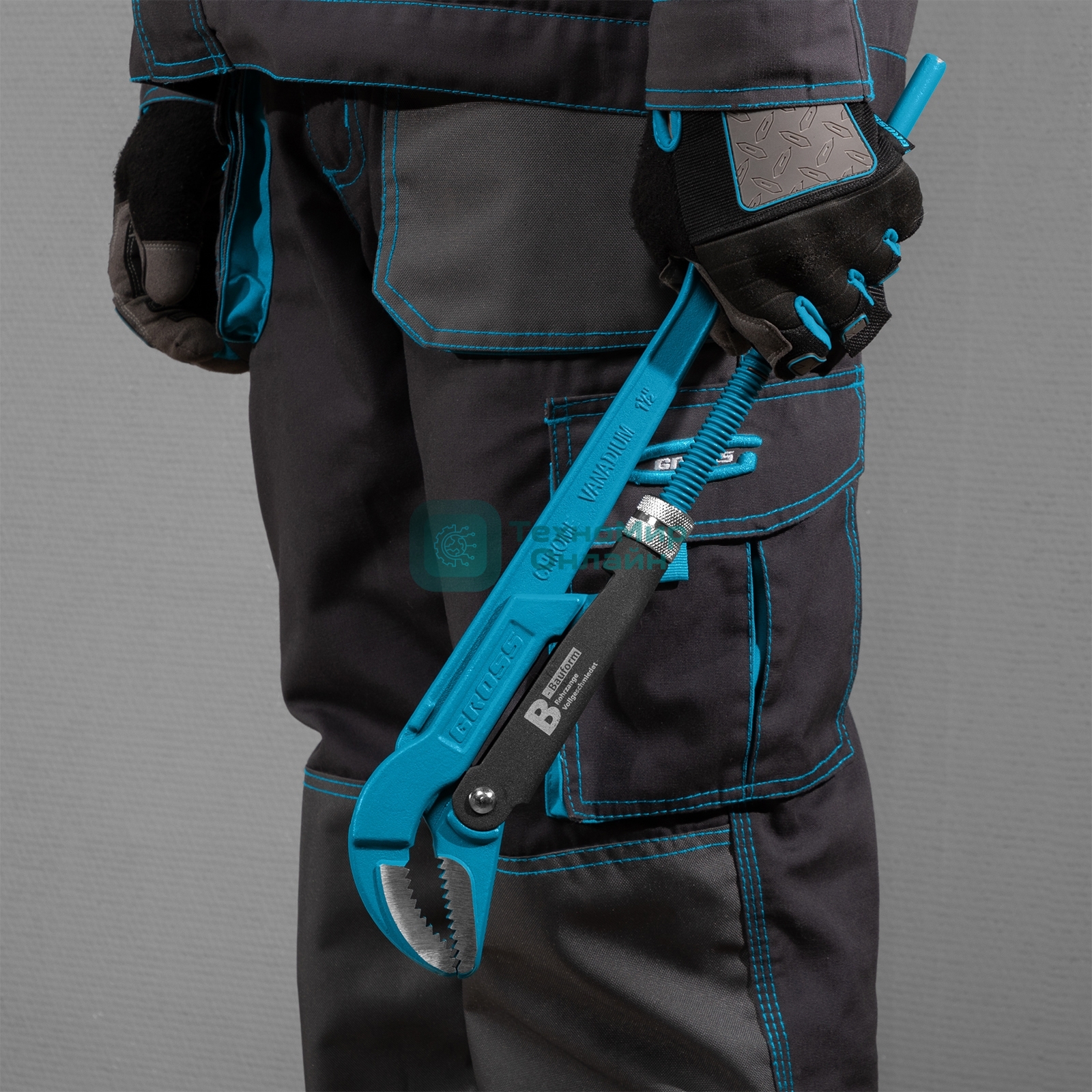 Ключ трубный рычажный Gross 15622 №2, 1,5