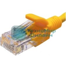 Патч-корд Suprlan 10-0164 UTP RJ-45 вил.-вилка RJ-45 cat.5e 3м желтый LSZH 24AWG