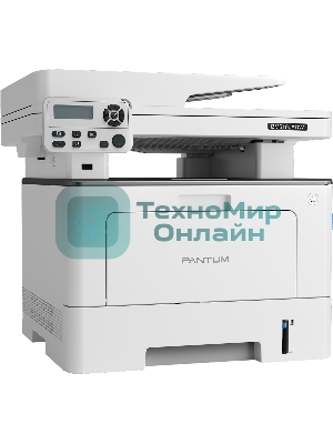 МФУ лазерное Pantum BM5100ADW, A4, ч/б, печ. до 40 стр/мин., скан. до 24 стр/мин., 1200x1200dpi, USB, RJ-45, Wi-Fi, проектная модель