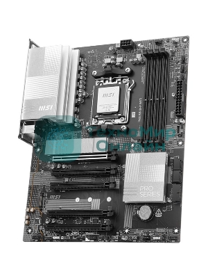 Материнская плата MSI PRO B840-P WIFI, Socket AM5, AMD B840, 4xDDR5, 4xSATA, 2xM.2, 1xPCI-E 4.0 x16, 1xPCI-E 3.0 x4, 3xPCI-E 3.0 x1, 1xHDMI, 1x 2.5Gb LAN, 4xUSB-A 2.0, 2xUSB-A 5Gbps, 1xUSB-C 5Gbps, 1xUSB-A 10Gbps, 1xUSB-C 10Gbps, 3x3.5 мм, 7.1, ATX