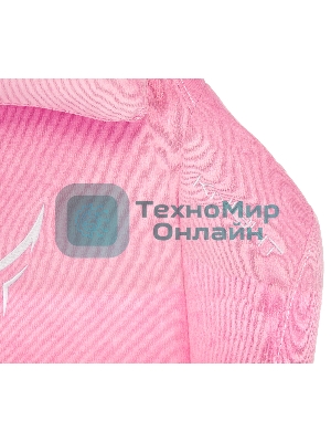 Кресло Knight N1 Fabric розовый, велюр, 120 кг, механизм качания