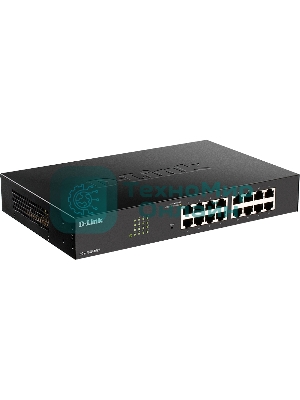 Коммутатор настраиваемый L2 c 16 портами DGS-1100-16V2/A2A 10/100/1000Base-T