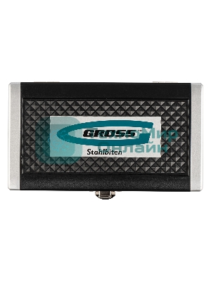 Набор бит Gross 11625 и головок торцевых 1/4'' карданный ключ трещотка адаптер s2 37 шт.