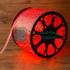 Дюралайт Neon-night LED, свечение с динамикой (3W) - красный, 36 LED/м, бухта 100м