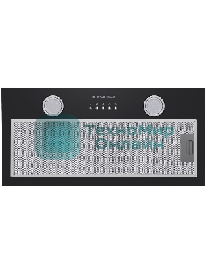 Вытяжка встраиваемая Maunfeld Trapeze 602M черный, 60 см, 1150 куб. м/ч, 54 дБ