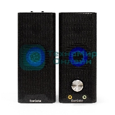 Саундбар-акустическая система 2.0 ExeGate EX289681RUS Accord 280 питание USB, Bluetooth, 2х3Вт (6Вт RMS), 60-20000Гц,черный, RGB подсветка