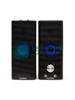 Саундбар-акустическая система 2.0 ExeGate EX289681RUS Accord 280 питание USB, Bluetooth, 2х3Вт (6Вт RMS), 60-20000Гц,черный, RGB подсветка