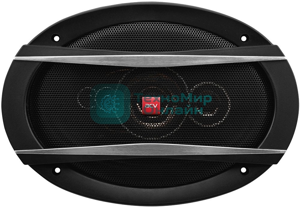 Колонки автомобильные ACV PI-694E 240Вт 88дБ 4Ом 16x23см (6x9дюйм) (ком.:2кол.) коаксиальные четырехполосные