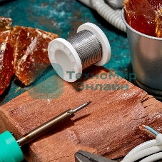 Припой с канифолью Rexant ПОС-61, 100г, Ø1,5мм, (олово 61%, свинец 39%), катушка