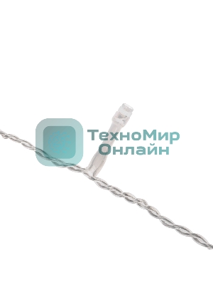 Гирлянда светодиодная Neon-night Айсикл (бахрома) 25х0,6м, c эффектом мерцания, прозрачный провод, IP44, 230В, диоды теплые белые, 588 LED