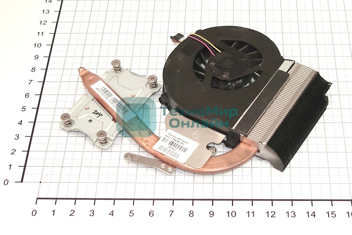 Система охлаждения для ноутбука HP Compaq CQ43 для Intel Pentium processor