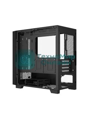 Компьютерный корпус без блока питания PCCooler C3D310 BK, Mesh Mid Tower, Black, TG, 0.6 SPCC, no fans mATX, mITX 165/350/200мм 3x2.5