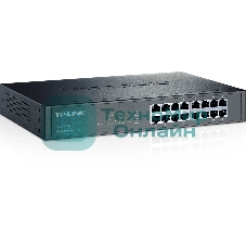 Коммутатор TP-Link SMB TL-SG1016D неуправляемый настольный/19U 16x10/100/1000BASE-T