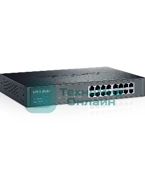 Коммутатор TP-Link SMB TL-SG1016D неуправляемый настольный/19U 16x10/100/1000BASE-T